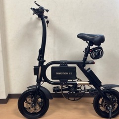 アクセル付き電動折りたたみ自転車の画像