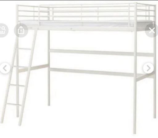 （お取引き決定）IKEA ロフトベッド　シングル　ベッド