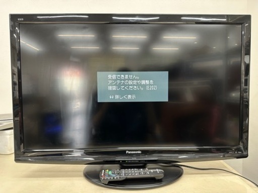 Panasonic VIERA TH-L37S2 37インチ 液晶テレビ 37型 パナソニック 動作品 リモコン B-CASカード付き 中古