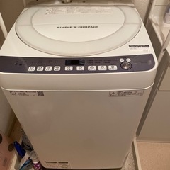 SHARPの洗濯機＊無料配達可能