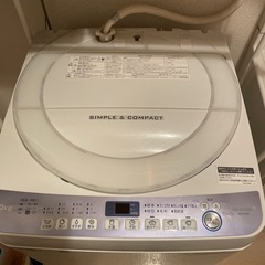 SHARPの洗濯機＊無料配達可能の画像