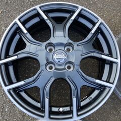 ノート ニスモ 純正 16インチ6.5Jインセット46 PCD100-4H◆ホイール4本セット◆キューブ、マーチ、ティーダ、ウイングロードなどにも！の画像
