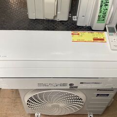 K04370　パナソニック　中古エアコン　主に6畳用　冷房能力　2.2KW ／ 暖房能力　2.2KW