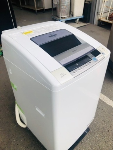 北九州市内配送無料　保証付き　HITACHI(日立)のタテ型洗濯乾燥機「ビートウォッシュ BW-D90TVE2
