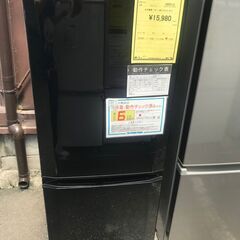 【FU492】★ミツビシ 冷蔵庫 MR-P15C-B 2018年製