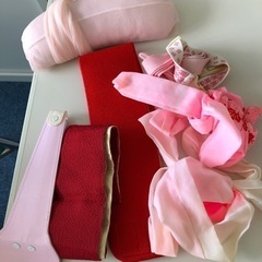 浴衣の帯.下駄.小物の画像