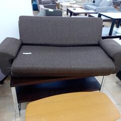 ★ジモティ割あり★  ソファベット ブラウン H51×D75×W...