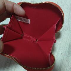 ハートのコインケースの画像