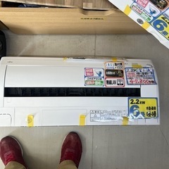 配達可【富士通/エアコン2.2k】【2021年製】【6畳】【6ヶ月保証】【取付可】【管理番号12007】