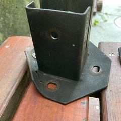 ウッドデッキ等に使う金具の画像