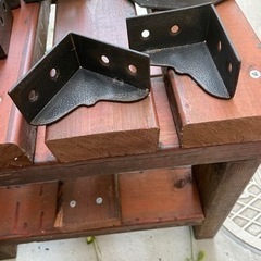 ウッドデッキ等に使う金具の画像