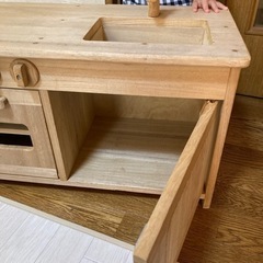 木製キッチン　無料の画像