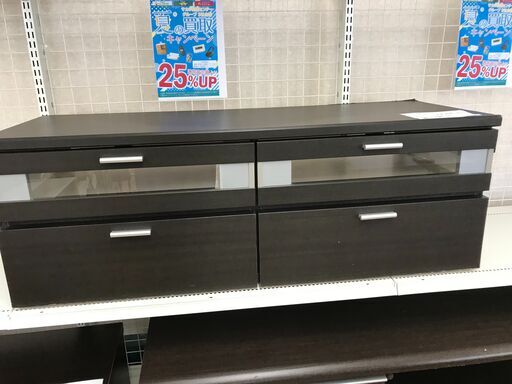 ★ジモティ割あり★  TV台 茶 H39×W113×D41 クリーニング済み KJ2388