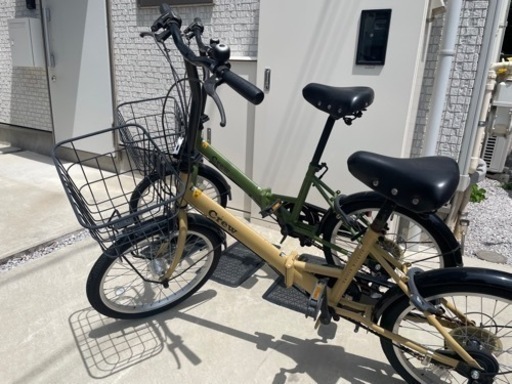 折りたたみ自転車2台