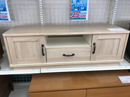 ★ジモティ割あり★  TV台 木目調 H38×W115×D37 クリーニング済み KJ2389