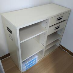 カラーボックス戸棚付