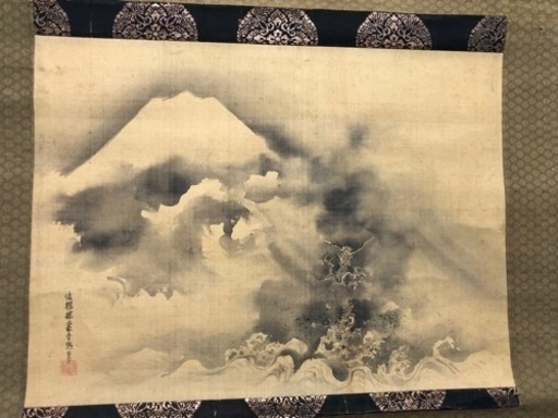 狩野派画家の掛軸です