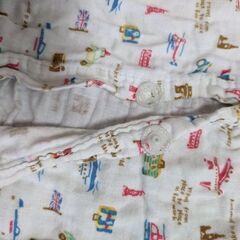 ガーゼ　綿　パジャマ　ダブルガーゼ　前開き　プラスナップ　綿100%　60 70 80の画像