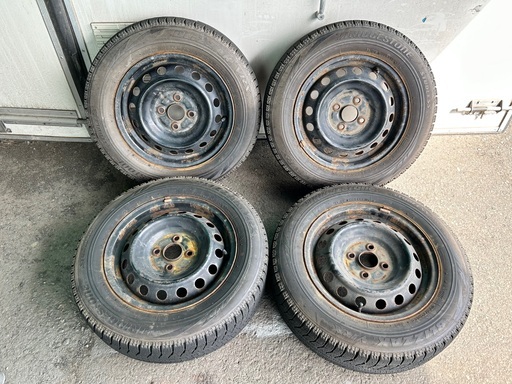 【格安】165/70R14　ブリヂストン(BRIDGESTONE)　BLIZZAK VRX 2017年製