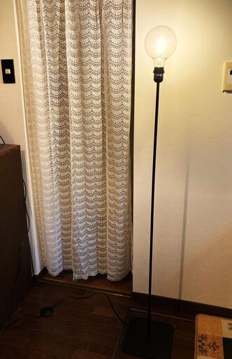 IKEA HEMMA ヘマ ベースフロアランプスタンド マットブラック G0706