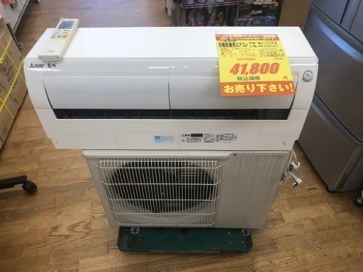 値下げしました★K110三菱電機製★2018年製冷暖房兼用エアコン6畳用★3カ月間保証付き★取付手配可能