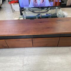 大川家具テレビ台ナズリア 200 170.5cm 国産 完成品 天然木突板 節あり 日本製 （参考価格60000）