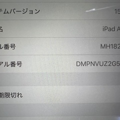【美品 】ipad air2の画像