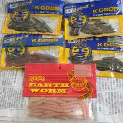 バス釣りワーム 色々の画像