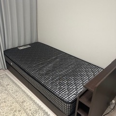 シングルベッド マットレス付き