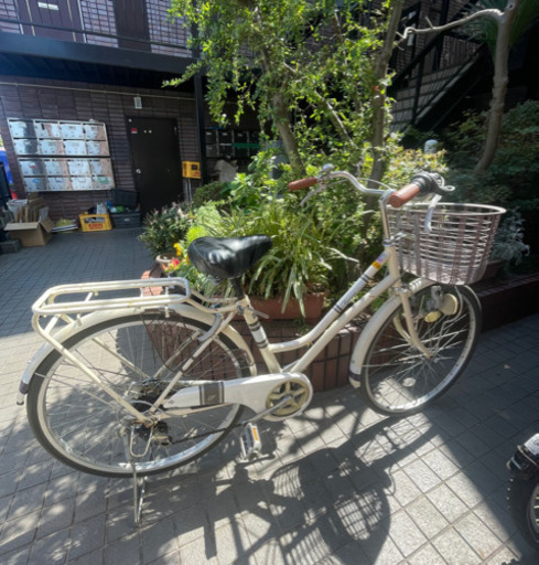 【BRIDGESTONE 5段ギア自転車 26インチ】 グリップ新品交換済み！