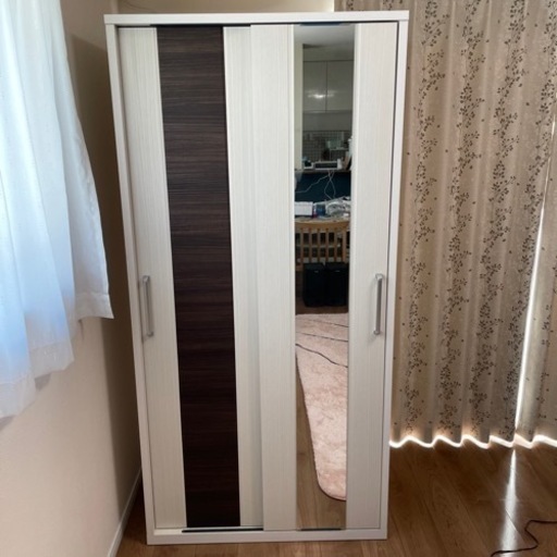 ワードローブ2段掛け