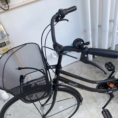 自転車　黒　メイクマンの画像