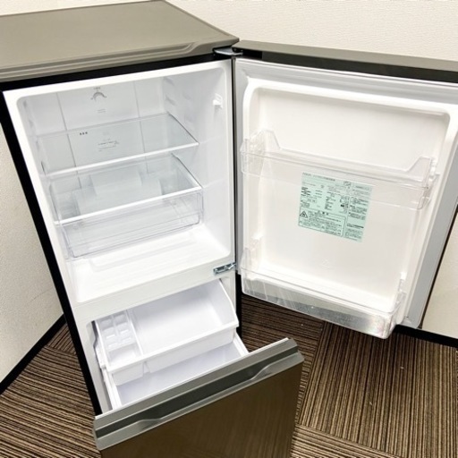 激安‼️22年製 135L AQUA2ドア冷蔵庫AQR-14N(S)☆07412