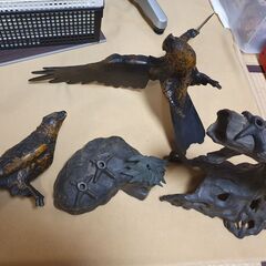 金属製　鷲の置物 Metal made eagle statueの画像