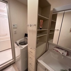 [決まりました] 隙間家具　洗面所用