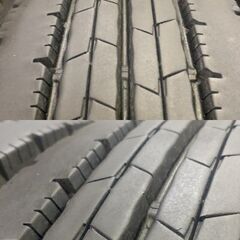 DUNLOP SPLT 50 205/80R17.5 120/118L LT 17.5インチ ライトトラック用 夏タイヤ 6本 19年製 バリ溝 シビリアン ローザ等　(TH810) クレジットカード QRコード決済可能