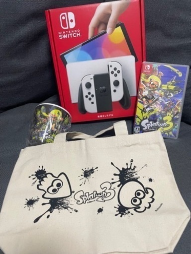 【新品】Switch有機EL + スプラトゥーン3ソフト