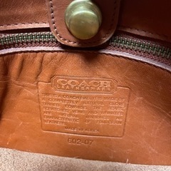 coach コーチ　バック　レザーの画像
