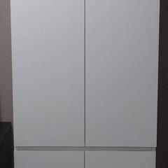大型本棚 白 高さ約170cm