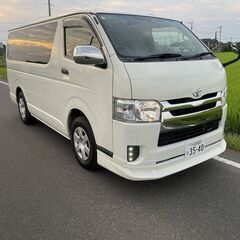 ハイエースバン車検６年７月２７年９月登録HDDナビテレビ1460...