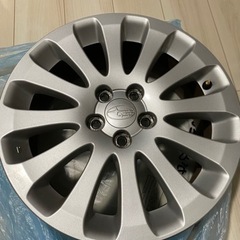 【取引終了】中古アルミホイール4本セット(スバル純正)