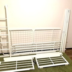 『お相手決まりました』IKEA ロフトベッド ホワイトの画像