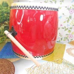 新品未使用本日限定特価 新品未使用28.980円 沖縄大太鼓44cm 撥