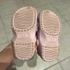クロックスサンダル　15㎝の画像