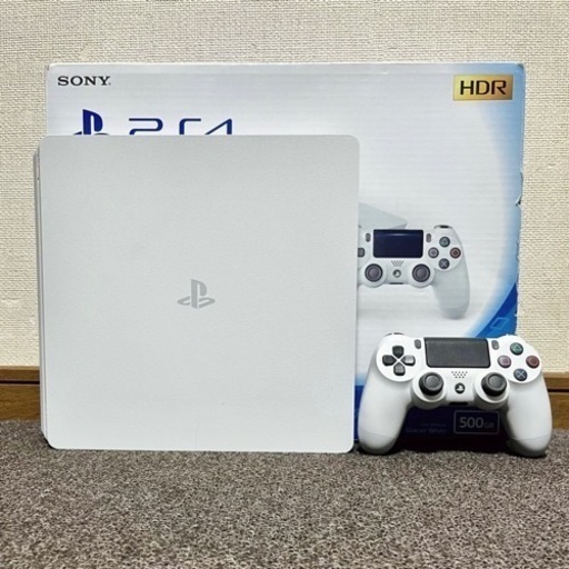 【美品】PS4 本体 ホワイト 500GB
