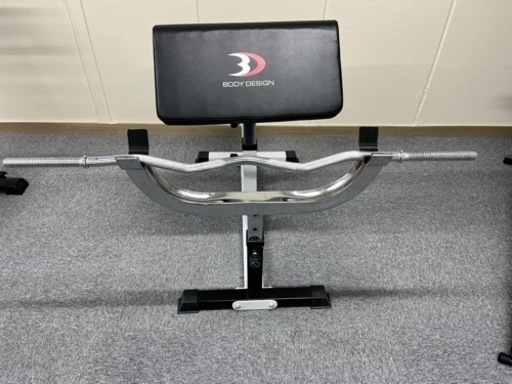 カールベンチ　Wシャフト　プレート付