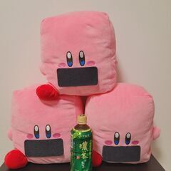 【新品タグ付き】星のカービィ　ディスカバリー じはんきほおばり もっちりぬいぐるみ 3個セットの画像