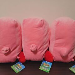 【新品タグ付き】星のカービィ　ディスカバリー じはんきほおばり もっちりぬいぐるみ 3個セットの画像