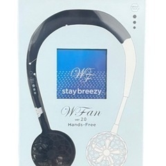 ② SPICE OF LIFE ダブルファン ver.2.0 WFan ハンズフリー 携帯扇風機 ポータブル 首掛け 充電式 ミニ扇風機 通勤 通学 アウトドア フェスの画像