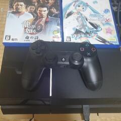 PS4 500GB 箱無し ソフト2本セット 